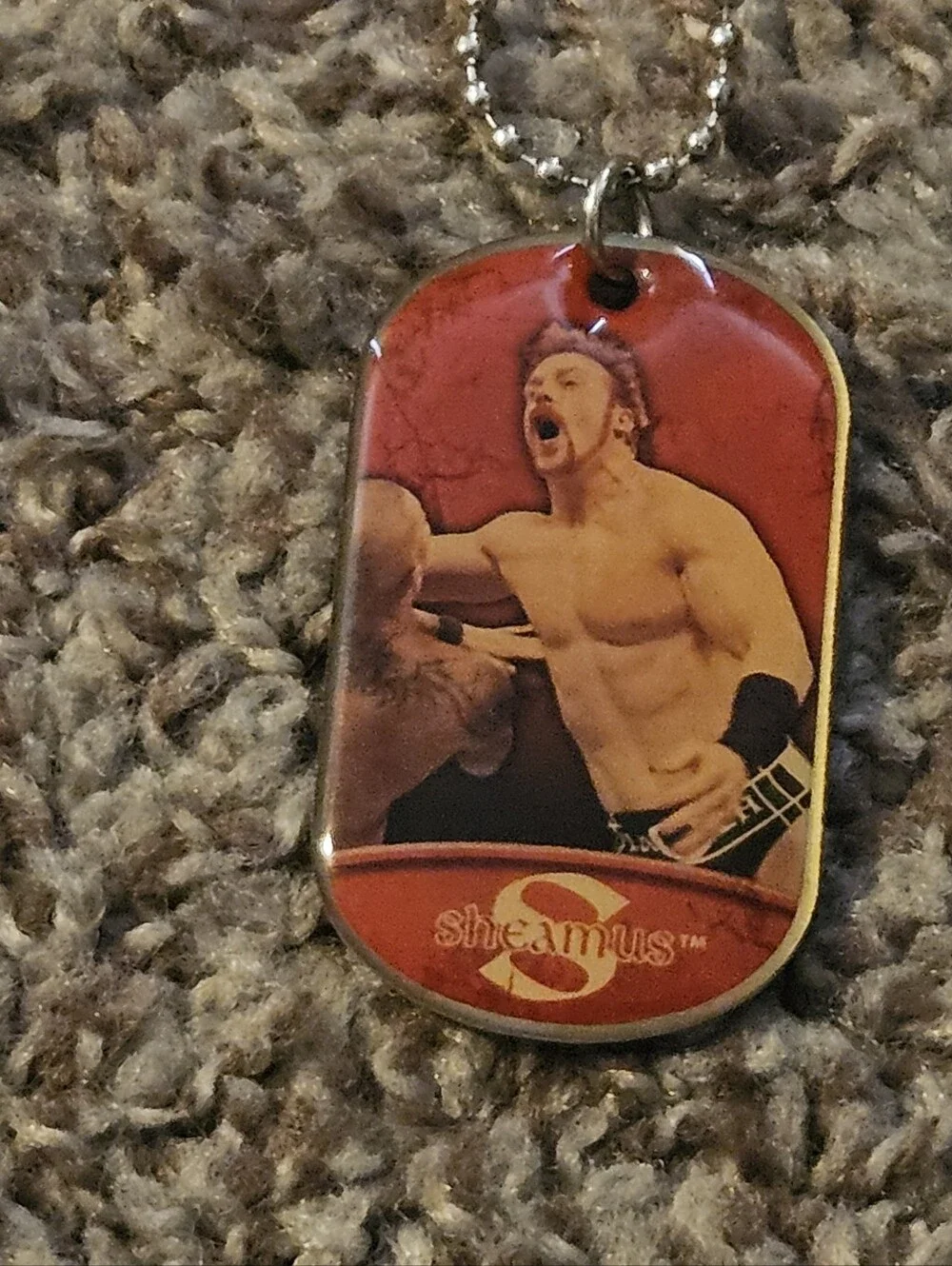 2011 Topps WWE Sheamus The Celtic Warrior Dog Tag